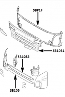 Main Grill Upper Mesh (P Cab) - 2010 onward