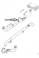 Water Temperature Sensor (Retarder Pipes) - Scania